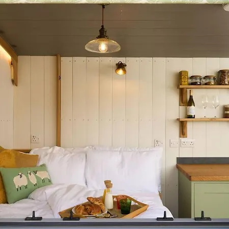 Luxury Shepherd Hut On Small South Hams Farm, Devon Modbury Exterior photo